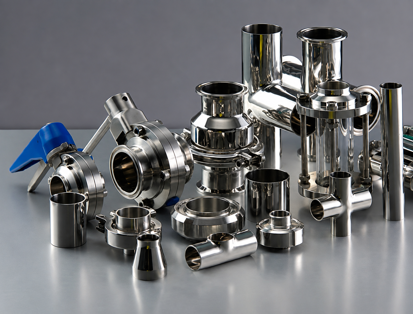 Stainless steel dairy fitting